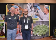 Joost Somford and Andrew Long with JASA Packaging. Andrew started with JASA two months ago and is responsible for East Coast sales. 